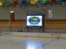 В новой ледовой арене в г.Горки установлено полноцветное видеотабло PALAMI и система судейства хоккейных соревнований.