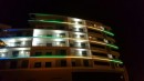 На жилом доме смонтирована декоративная подсветка при помощи светодиодных трубок PALAMI-MediaLIGHT-50.2 (г. Маскат, Оман)