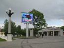 Установлен двухсторонний светодиодный экран, изготовленный  по уникальной технологии SMD-outdoor на пр.Независимости в Минске возле здания Белгосцирка.